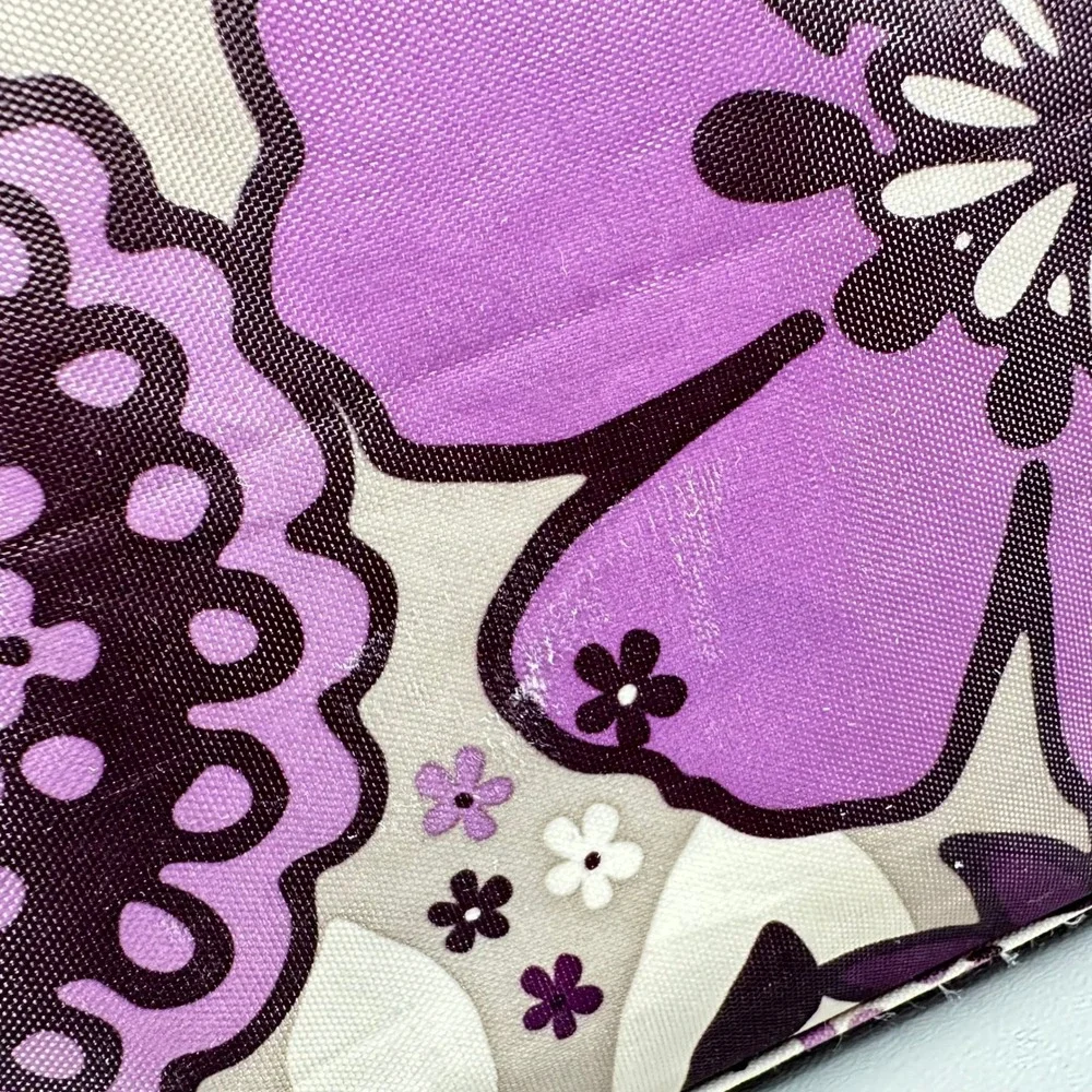 Thirty-One Glamour Case Plum Awesome Blossom Toiletry Cosmetic Travel Bag